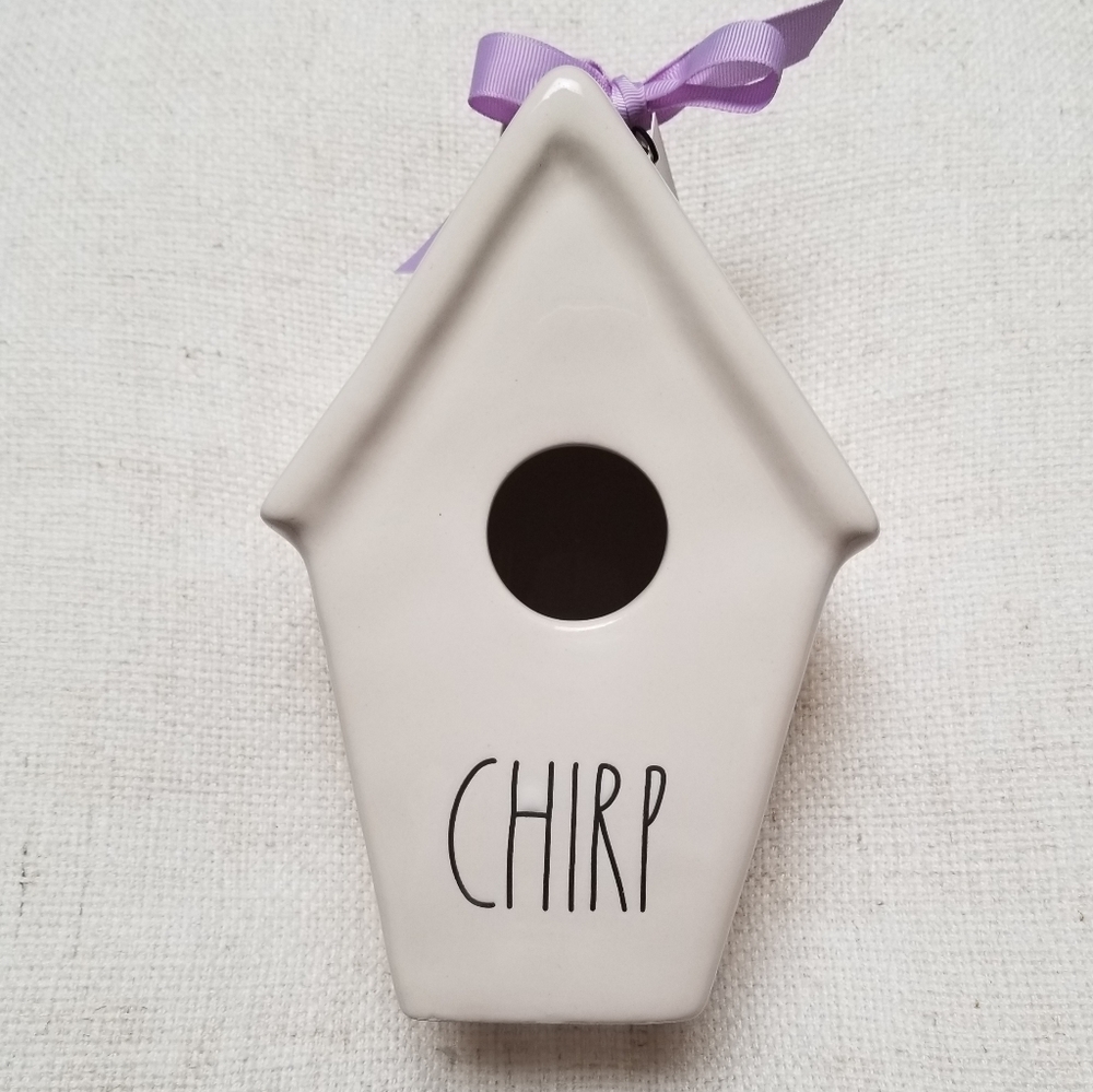 RAE DUNN CHIRP Birdhouse Ceramic. NEW!